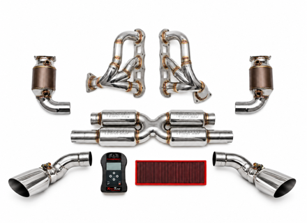 Pack Performance Fabspeed STREET Supersport, embouts d'échappement polis style GT2. Porsche 991.2 Turbo / Turbo S (2017+) - 99111173171, 99111173140, 99711300930, 99711301030, 99111171172, 99111171272 - FB798/20, FS.POR.9912T.ET, FS.POR.9912T.SHDR, FS.POR.9912T.SSSXG